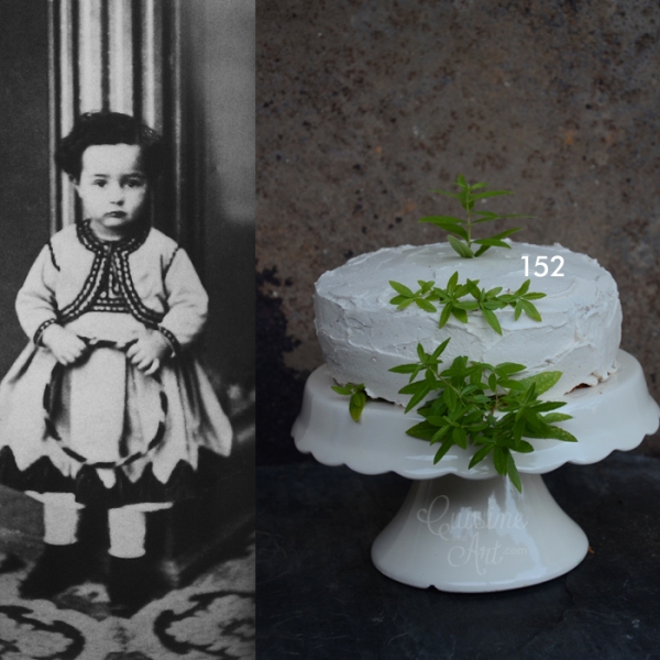 About Toulouse-Lautrec birthday and walnut/chesnut cake with lemon verbena mascarpone icing